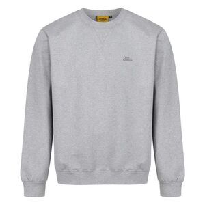Iron Mountain Mens Fleece Crew Neck Sweatshirt / Light Grey